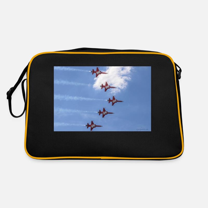 Patrouille Suisse der Schweizer Luftwaffe Retro Tasche