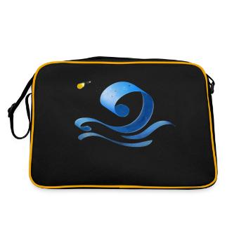 Ocean Wave - Retro Bag - black/gold - Back