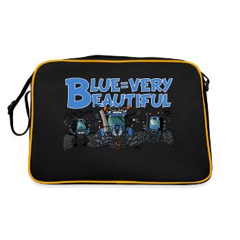 Bleu trèsBelleux 3 - Sac Retro - noir/or - Dos