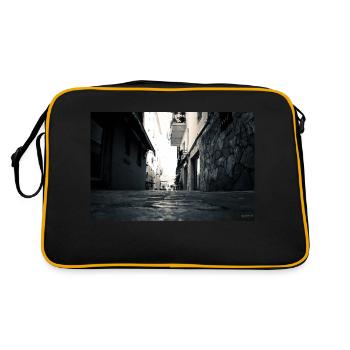 Old town Ajaccio - Retro Bag - black/gold - Back