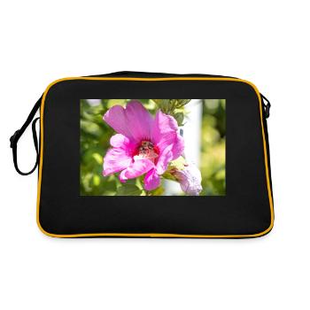 Fleur au bourdon - Sac Retro - noir/or - Dos
