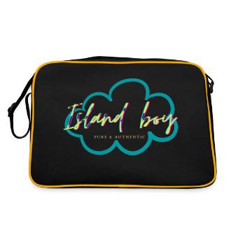 Island boy - Sac Retro - noir/or - Dos