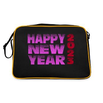 Bonne année 2023 - Sac Retro - noir/or - Dos