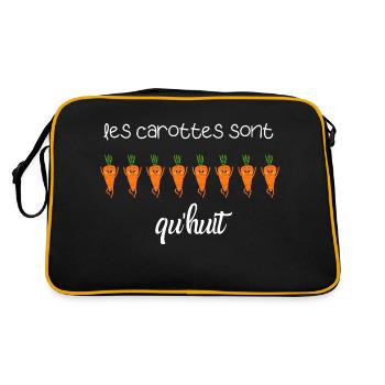 les carottes sont cuites - Sac Retro - noir/or - Dos