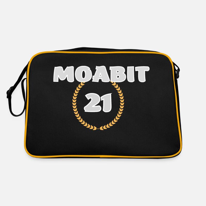 Berlin Moabit 21 Shirt Retro Tasche