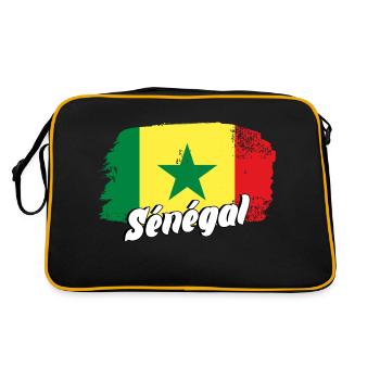 Sénégal - Sac Retro - noir/or - Dos
