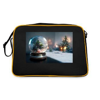 Noël 10 - Sac Retro - noir/or - Dos