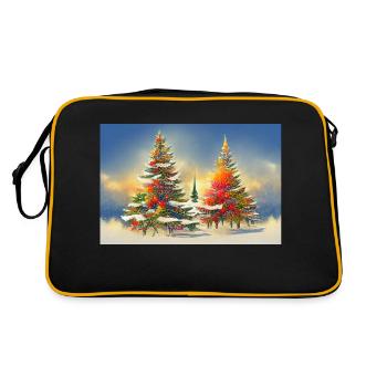 Arbres de Noël artistiques - Sac Retro - noir/or - Dos