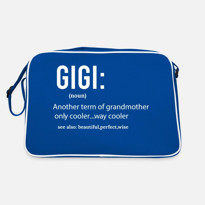 Gigi Definition, Funny gift Retro Bag