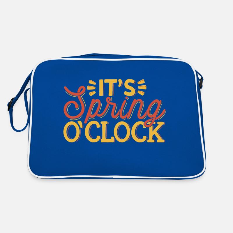 its spring o'clock Retro Tasche