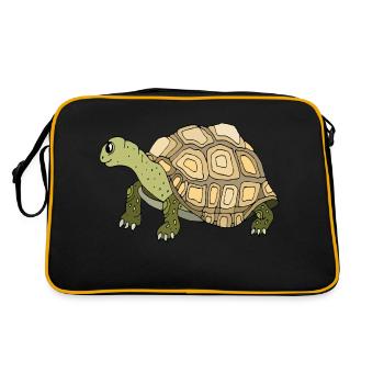 Tortoise - Retro Bag - black/gold - Back