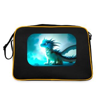 Petit dragon Grummliger - Sac Retro - noir/or - Dos