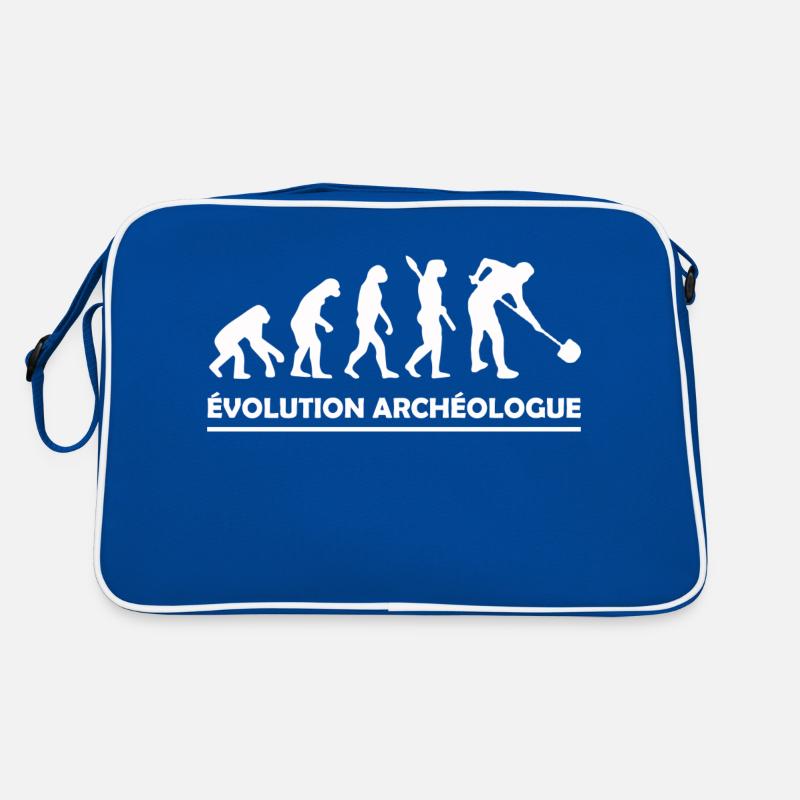 évolution archéologue / cadeau humour archéologue Sac Retro
