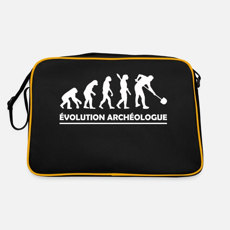 évolution archéologue / cadeau humour archéologue Sac Retro