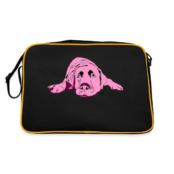 Labrador - Retro Bag - black/gold - Back