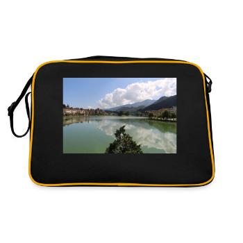 See in Vietnam - Retro Tasche - Schwarz/Gold - Hinten