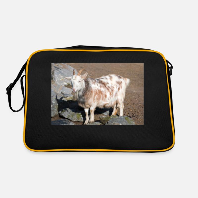 Zwergziege oder Zwergziege Retro Tasche