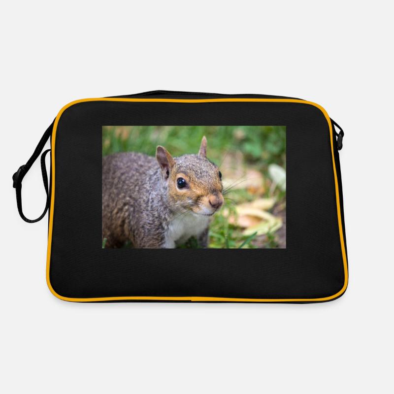 Grauhörnchen Sciurus Retro Tasche