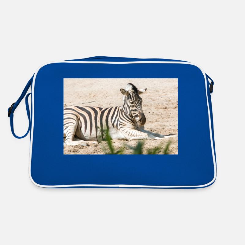 Zebra (auf Deutsch Zebra oder Zebras) Hippotigris Retro Tasche