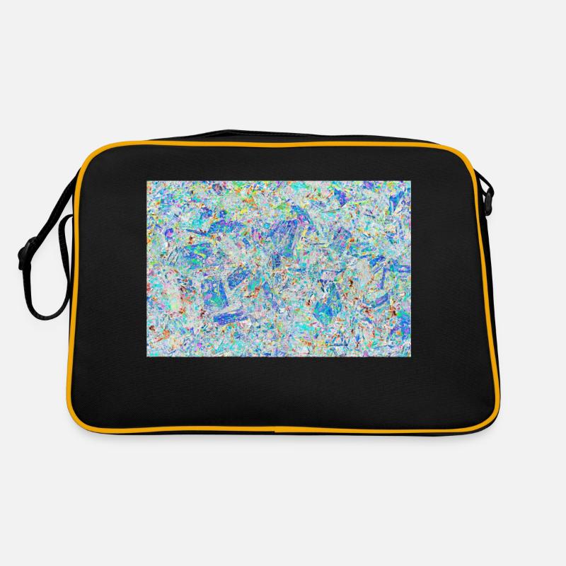 Buntes Farbmosaik Retro Tasche