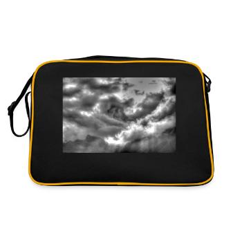 Matterhorn - Retro Tasche - Schwarz/Gold - Hinten