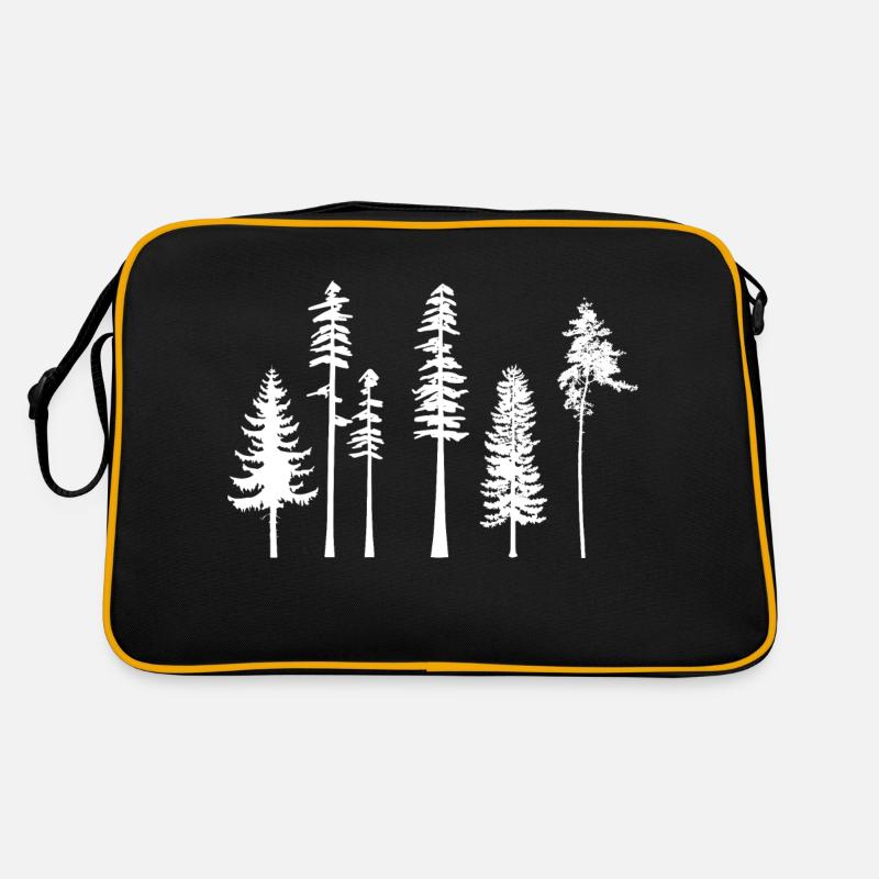 pine tree Retro Bag
