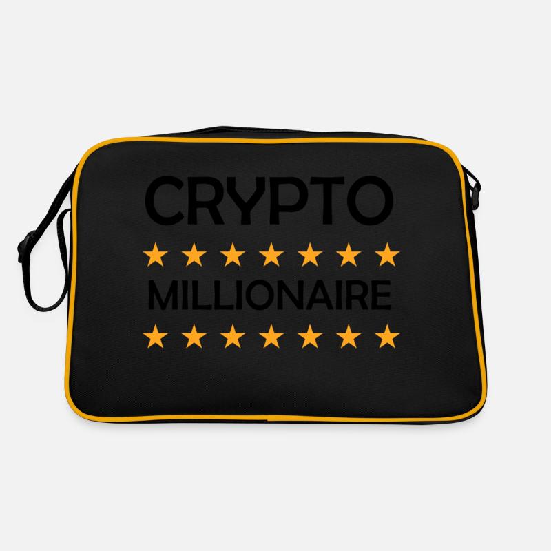 Crypto Bitcoin Trading Retro Tasche
