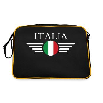 Italie - Sac Retro - noir/or - Dos