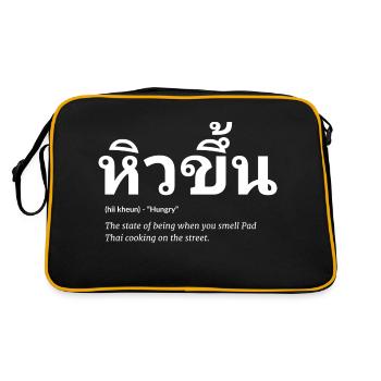 Thai - Retro Bag - black/gold - Back