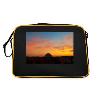 Captivating Sunsets: Beauty of Nature on Display - Retro Bag - black/gold - Back