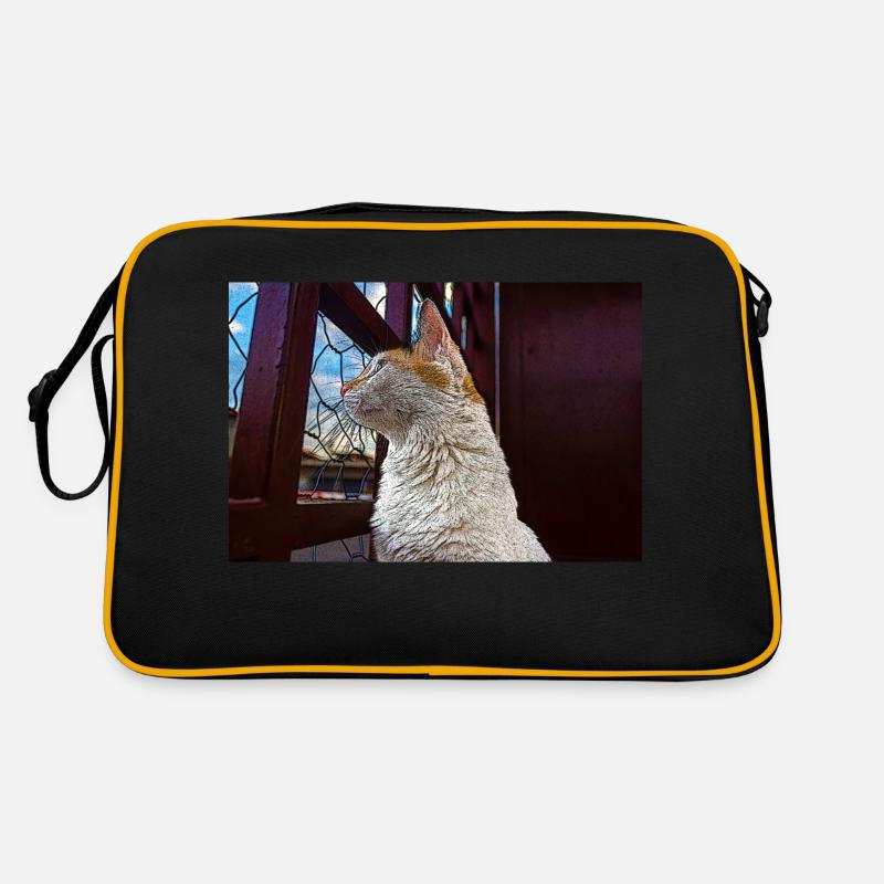 Die Katze Retro Tasche
