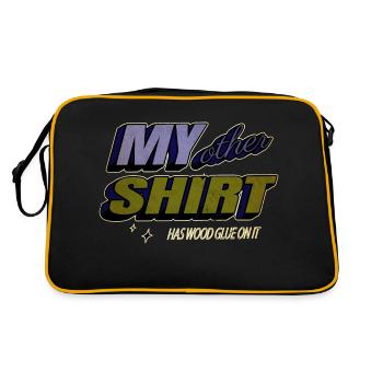 Awesome Lumberman Union Carpenter - Retro Bag - black/gold - Back