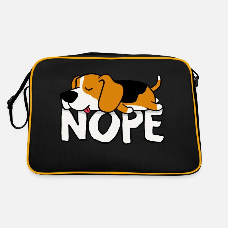 Nope! Beagle Retro Bag