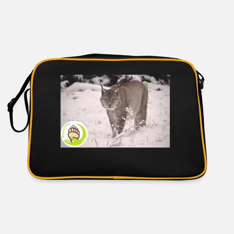 PRIMUS baerenretter - Retro Tasche - Schwarz/Gold
