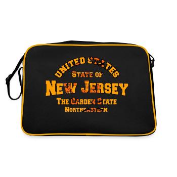 State of New Jersey - Retro Bag - black/gold - Back