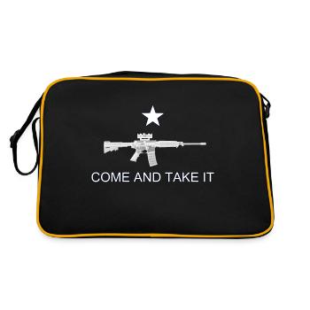 Venez et prenez-le - AR-15 Texas Spirit - Sac Retro - noir/or - Dos