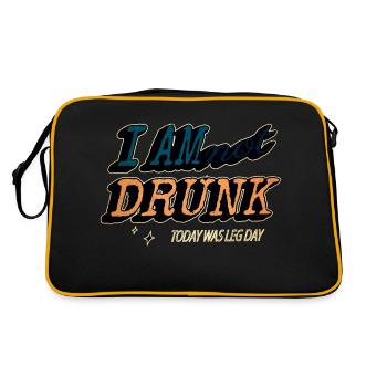 frein à disque humour churrascada bday cadeau graphique - Sac Retro - noir/or - Dos