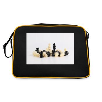 Chess pieces - Retro Bag - black/gold - Back