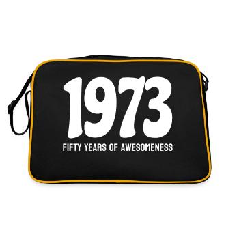 1973 Fifty years of awesomeness - Sac Retro - noir/or - Dos