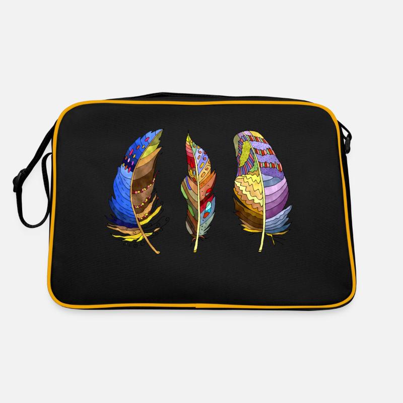 Feder Retro Tasche