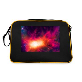 Nébuleuse cosmique dans l’espace 1 - Sac Retro - noir/or - Dos