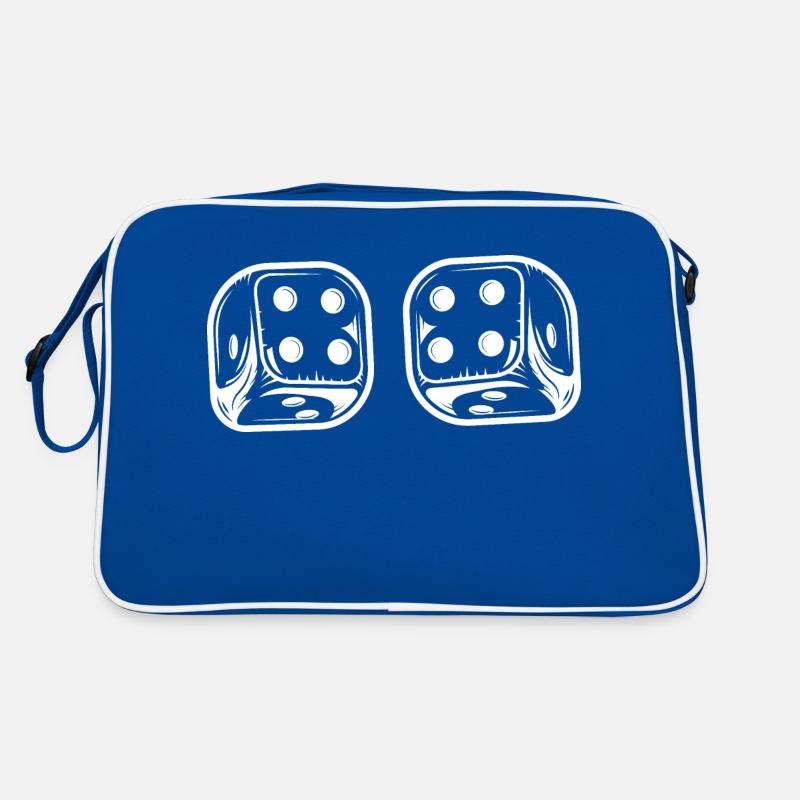 Boardgame Chess Backgammon Game Night Retro Bag
