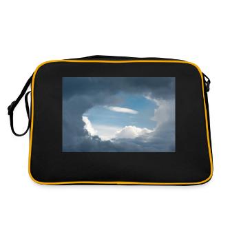 A light hole in the overcast sky - Retro Bag - black/gold - Back