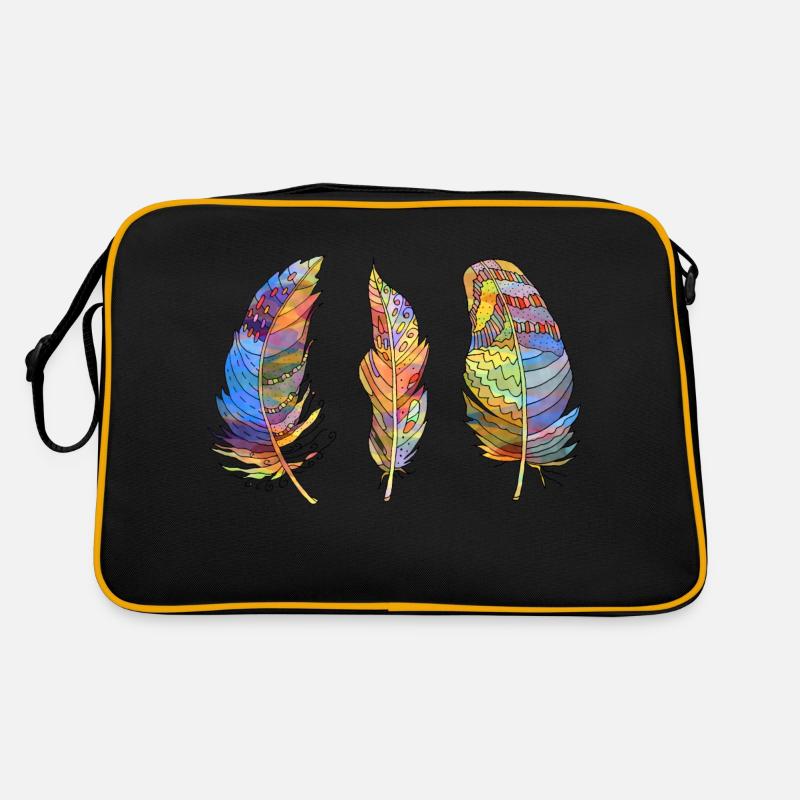 Feder Retro Tasche