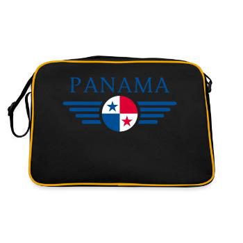 J’adore le Panama - Sac Retro - noir/or - Dos