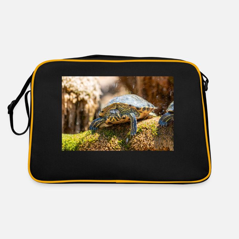 Gelbbauch-Slider Trachemys scripta scripta Retro Tasche