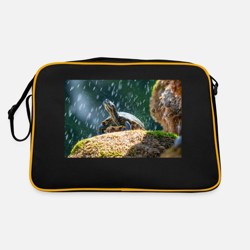 Gelbbauch-Slider Trachemys scripta scripta Retro Tasche