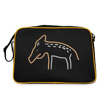 Freshman / Wild Boar - Retro Bag - black/gold - Back