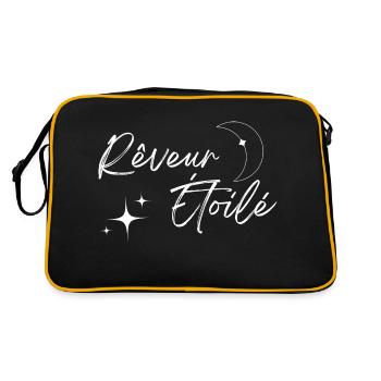 Rêveur étoilé - Sac Retro - noir/or - Dos