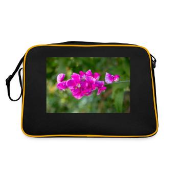 everlasting pea perennial pea Lathyrus latifolius - Retro Bag - black/gold - Back